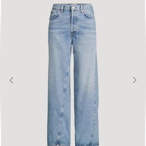 AGOLDE twist low slung baggy jeans